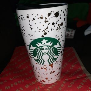 New! Holiday gold flake ceramic RARE winter 2019